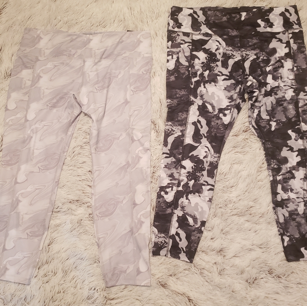 Avia Women's Active Leggings - XXL - Set of 2 - New with Tags